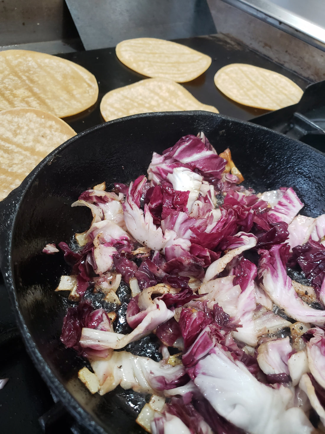 Radicchio Breakfast Tacos