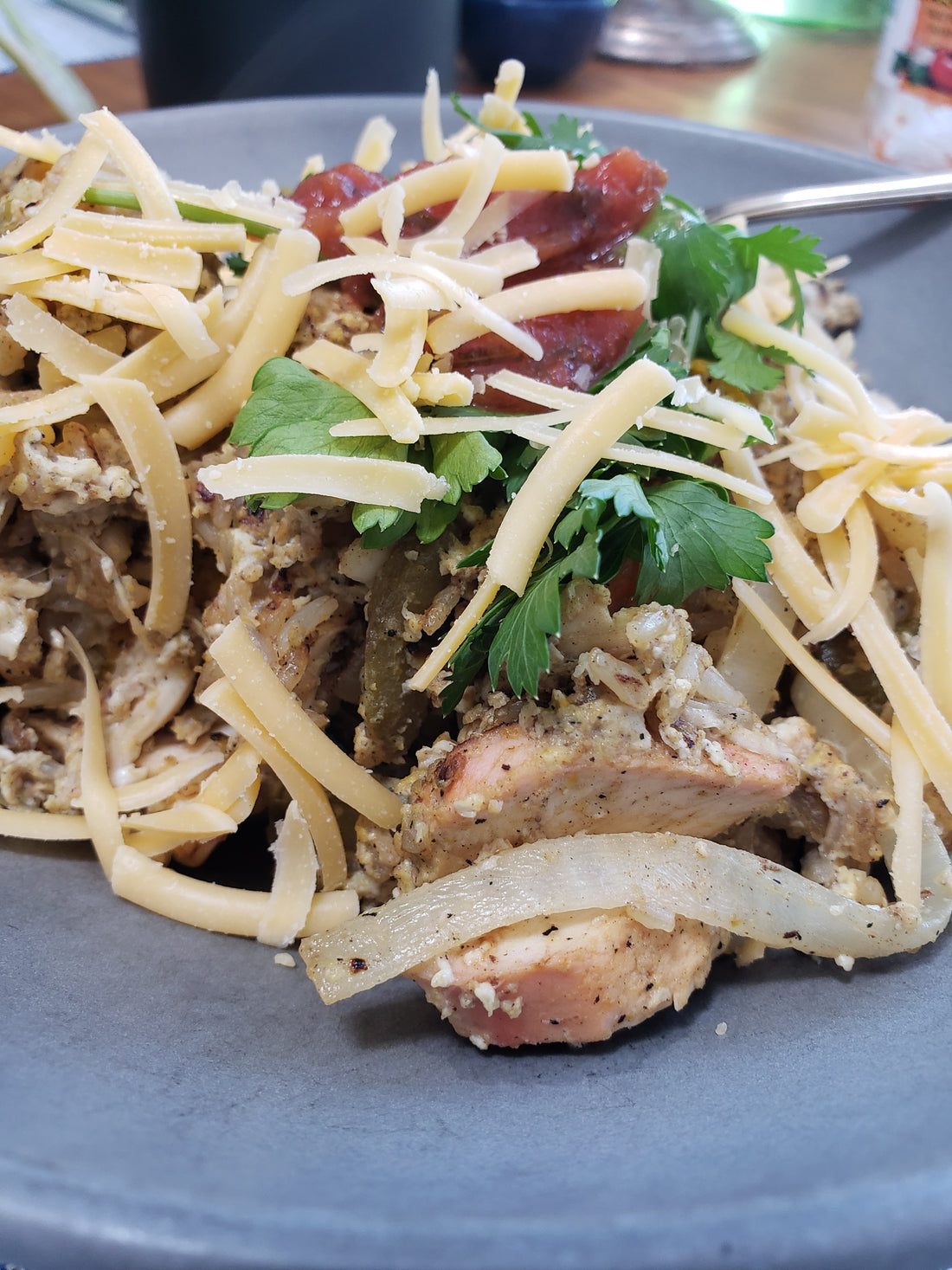 Chicken Fajita Fried Rice